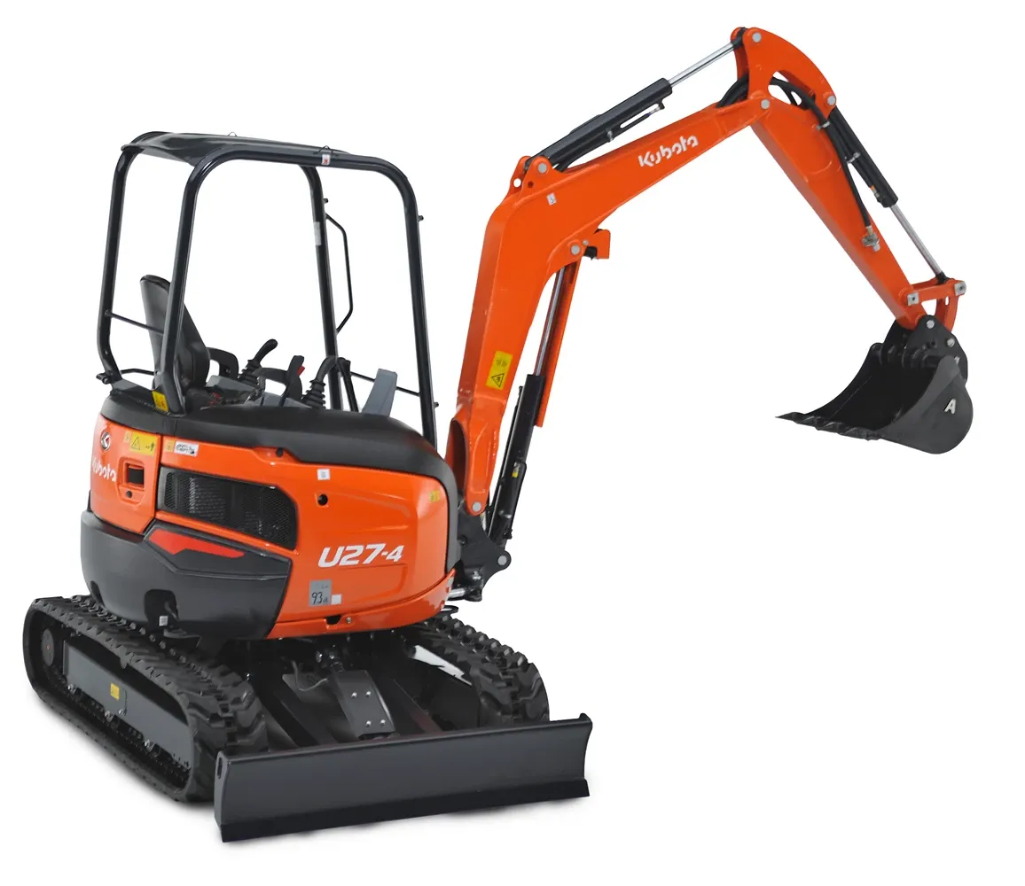 Mini digger available for hire from Castillo